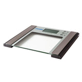 Mesko MS 8146 Körperanalysewaage Personenwaage Digital Körperfettwaage silber 180kg Batterie Glas