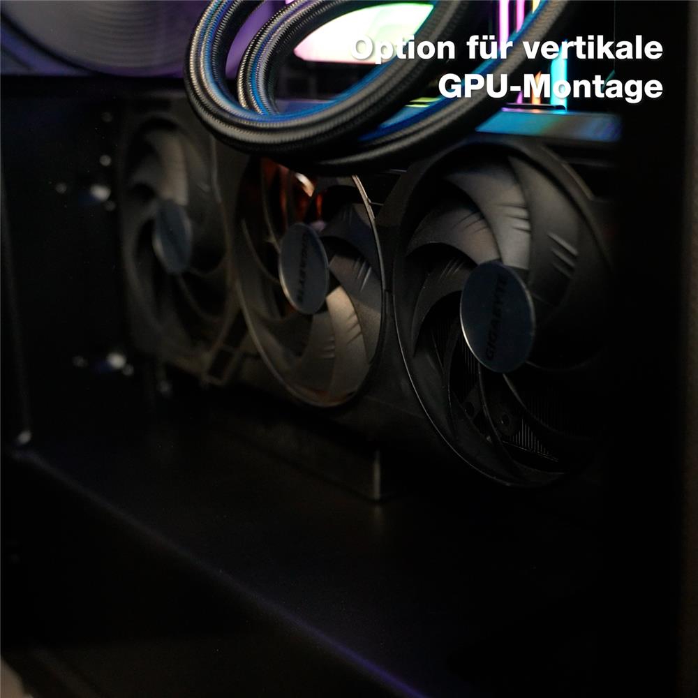 be quiet! Pure Base 501 Airflow Black PC-Gehäuse 2 vorinstallierte Pure Wings 3 140mm PWM-Lüfter hoher statischer Druck