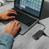 LogiLink USB 3.2 Gen1 Hub 4 Port Schwarz