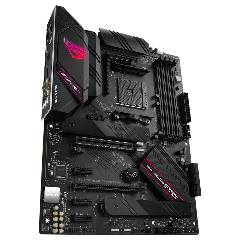 ASUS ROG STRIX B550-F GAMING WI-FI II Mainboard Sockel AMD B550 Ryzen AM4 ATX PCIe 4.0 WiFi 6E
