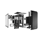 be quiet! Pure Base 500 Window Black PC Gehäuse Case Tower 2 vorinstallierte Pure Wings 2 Lüfter Fenster Schwarz BGW34