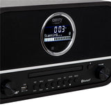 Camry CR 1182 Radio Retro Küchenradio mit Holzgehäuse Bluetooth 5.0 FM DAB braun