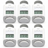 IOIO HT 2000-23 elektronisches Heizkörperthermostat 6er Pack programmierbar Heizthermostat digital