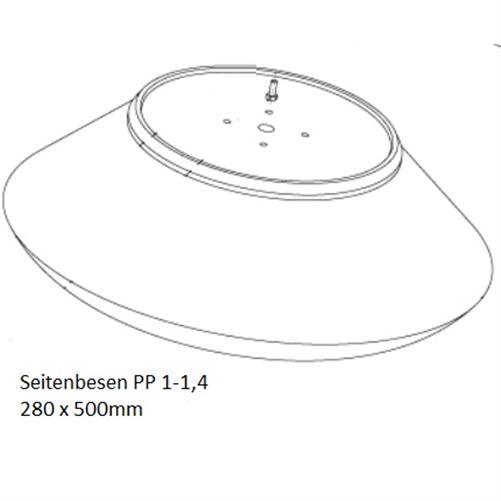 Nilfisk Original 146 1025 000 Seitenbesen PP 1-1,4