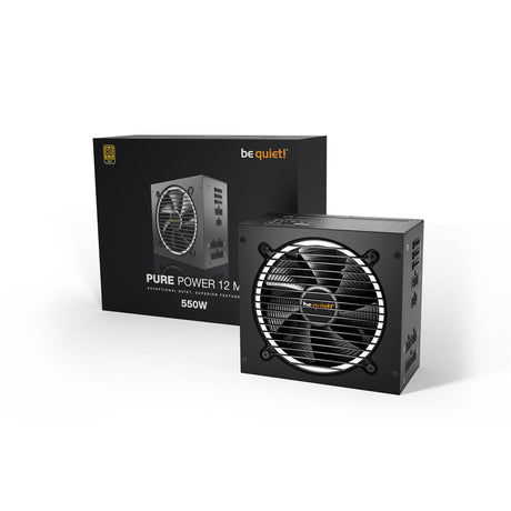 be quiet! PURE POWER 12 M 550W PC-Netzteil 80 PLUS® Gold leiser Betrieb 120mm Lüfter