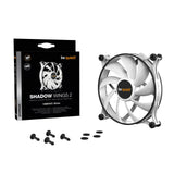 be quiet! SHADOW WINGS 2 140mm PWM White PC Gehäuse Lüfter Fan Weiß BL091