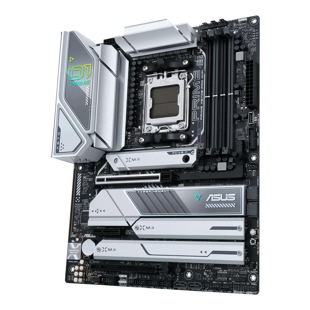 ASUS PRIME X670E-PRO WIFI Gaming Mainboard Sockel AMD AM5 Ryzen 7000 ATX PCIe 5.0 M.2 DDR5 USB 3.2