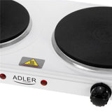 Adler AD 6520 Doppelkochplatte elektrisch weiß
