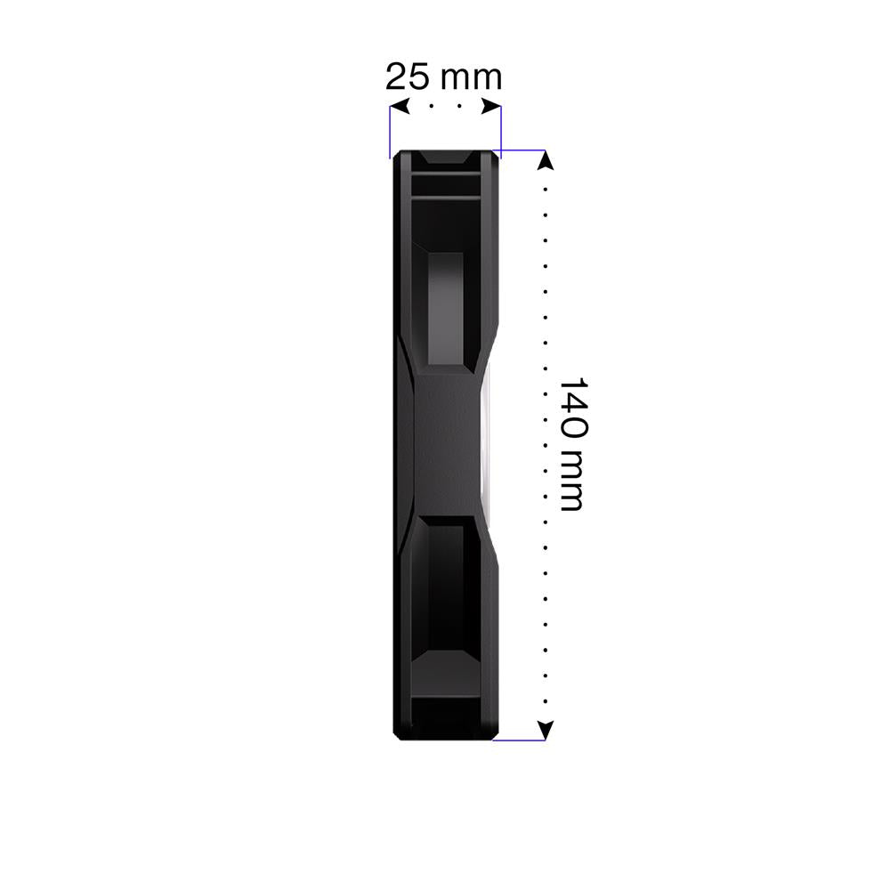 ENDORFY Stratus 140 PWM ARGB, PC-Lüfter, schwarz, mit Beleuchtung