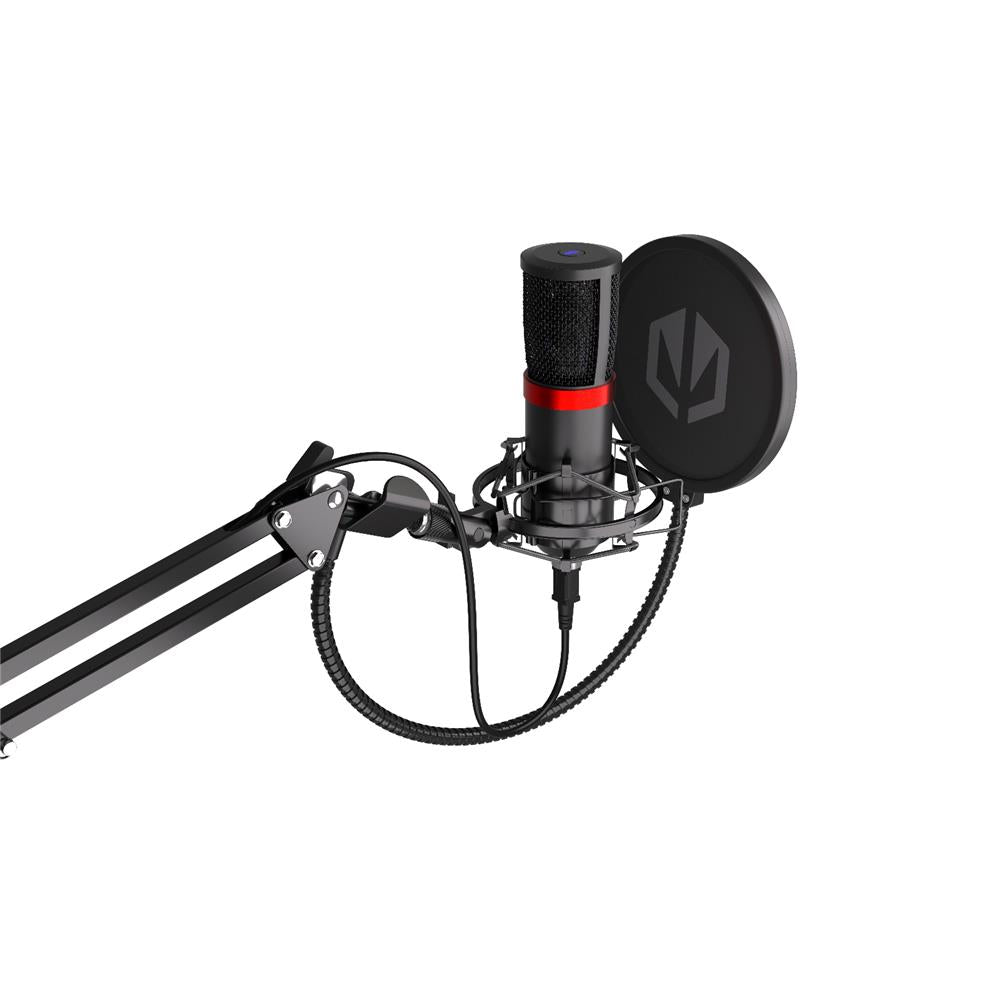 ENDORFY Solum Streaming USB Mikrofon Schwarz mit Anti Shock Montage