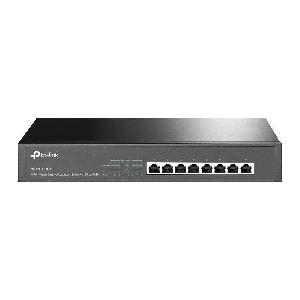 TP-Link TL-SG1008MP 8-Port Gigabit Desktop/Rackmount Switch mit 8-Port PoE+