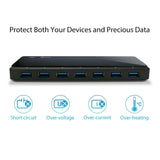 TP-Link UH720 7-Port USB 3.0 Hub 2 Ladeports schwarz