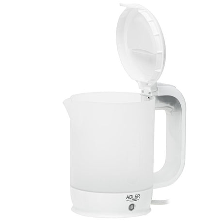 Adler AD 1381 Elektrischer Reisewasserkocher, 0,5 L, inkl. Tassen & Löffel, für Reisen & Camping
