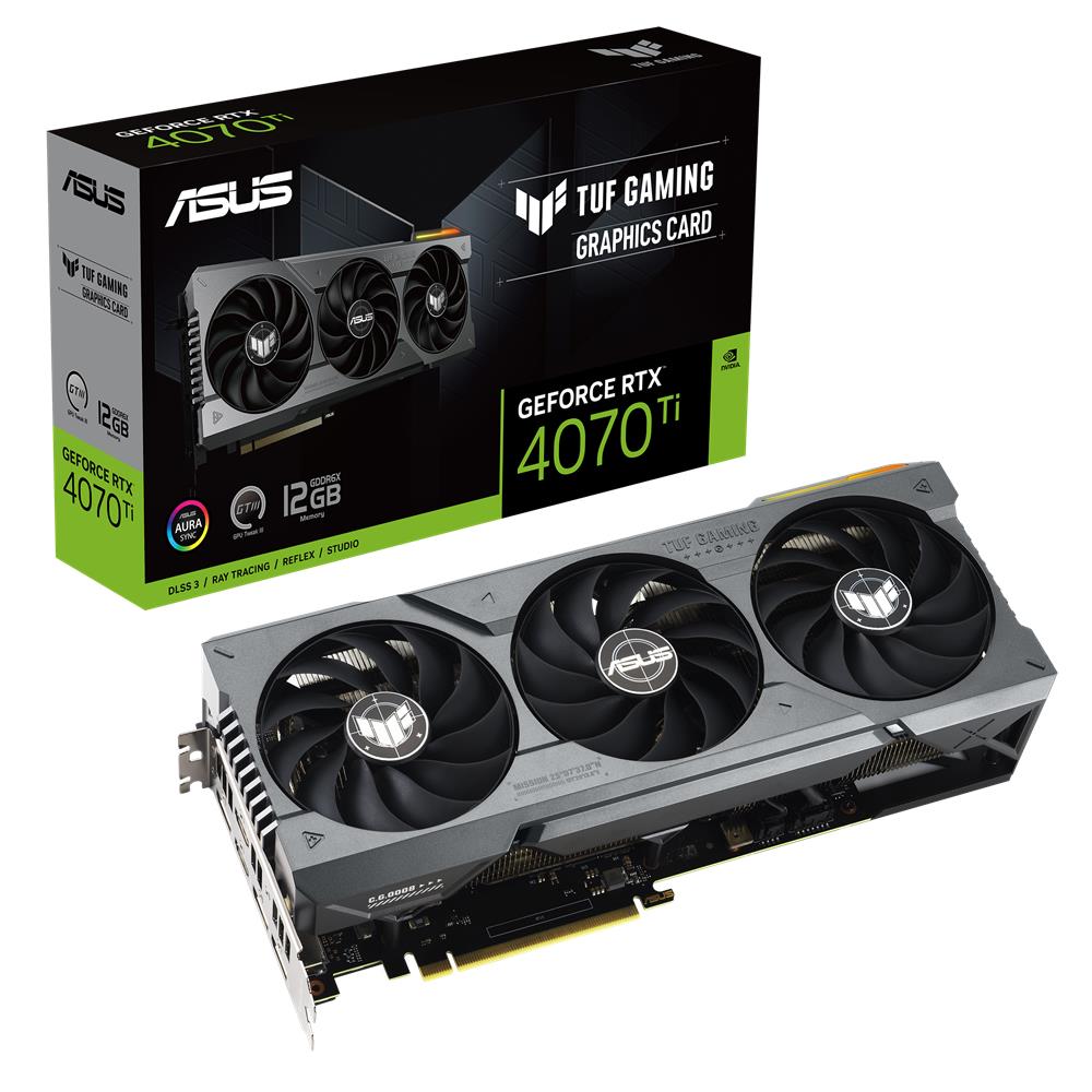 ASUS TUF Gaming GeForce RTX™ 4070 Ti 12GB GDDR6X Gaming Grafikkarte NVIDIA