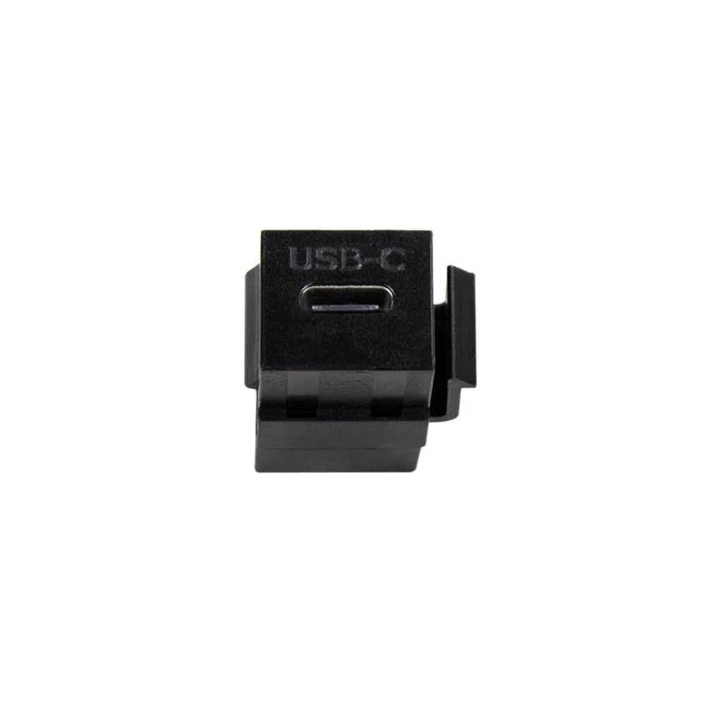 LogiLink Keystone Verbinder USB 3.1 Type C F/F Schwarz Keystone Modul Coupler