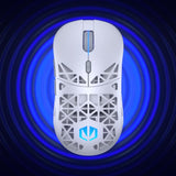 ENDORFY LIV Plus Wireless, Leichte kabellose Gaming-Maus inkl. Ladestation, Weiß | EY6A017