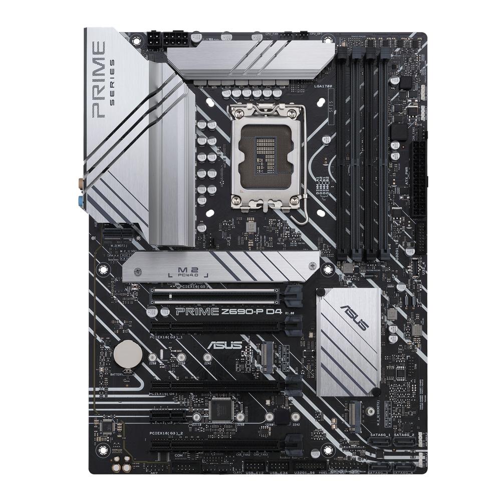 ASUS Prime Z690-P D4 CSM Mainboard Sockel Intel LGA 1700 ATX PCIe 5.0 M.2 DDR4 Thunderbolt 4 Aura Sync