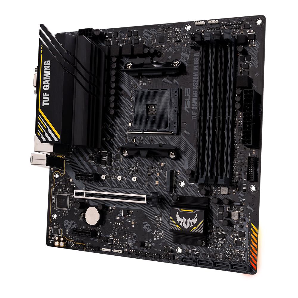 ASUS TUF Gaming A520M-Plus II Mainboard AM4 micro ATX M.2 USB 3.2 Aura Sync
