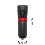 ENDORFY Solum Streaming T USB Mikrofon Schwarz mit Mute Button