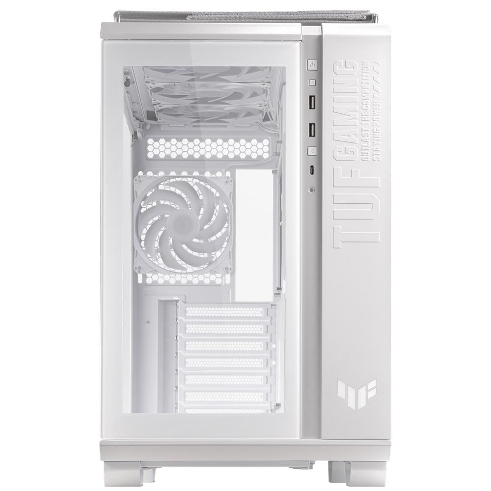 ASUS TUF Gaming GT502 PLUS TG White modulares Zweikammer PC Gehäuse