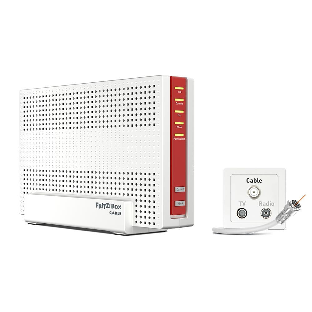 FRITZ!Box 6690 Cable – High-End Kabelrouter mit Wi-Fi 6 & 2,5-Gigabit-LAN