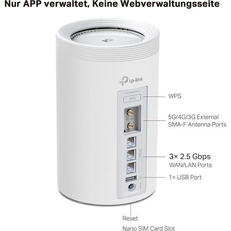 TP-Link Deco BE65-5G BE9300 WiFi 7 Mesh System 5G Router Tri Band 2.5G HomeShield