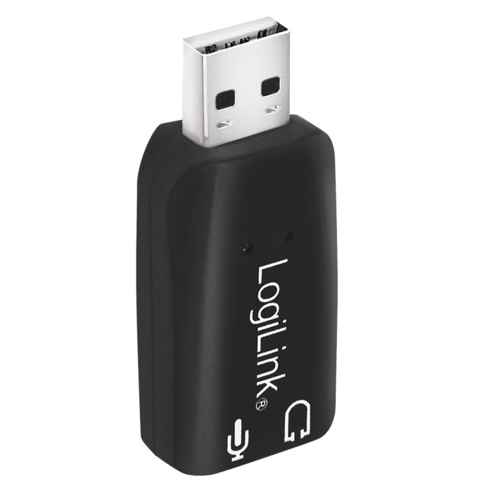 LogiLink USB Soundkarte mit Virtual 3D Soundeffekt