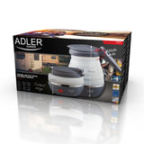 Adler AD 1279 Reisewasserkocher, faltbar, 0,6 Liter, 750 Watt, für Camping