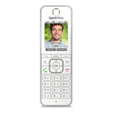 FRITZ!Fon C6 – Weißes Komfort-DECT-Telefon mit Farbdisplay & HD-Telefonie