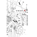 Nilfisk Original 33023016 Clamp Hose Springband 15/12 DIN3021 Schlauchschelle