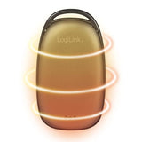 LogiLink Powerbank 4.000 mAh mit Handwärmer, USB-A, metallgrau