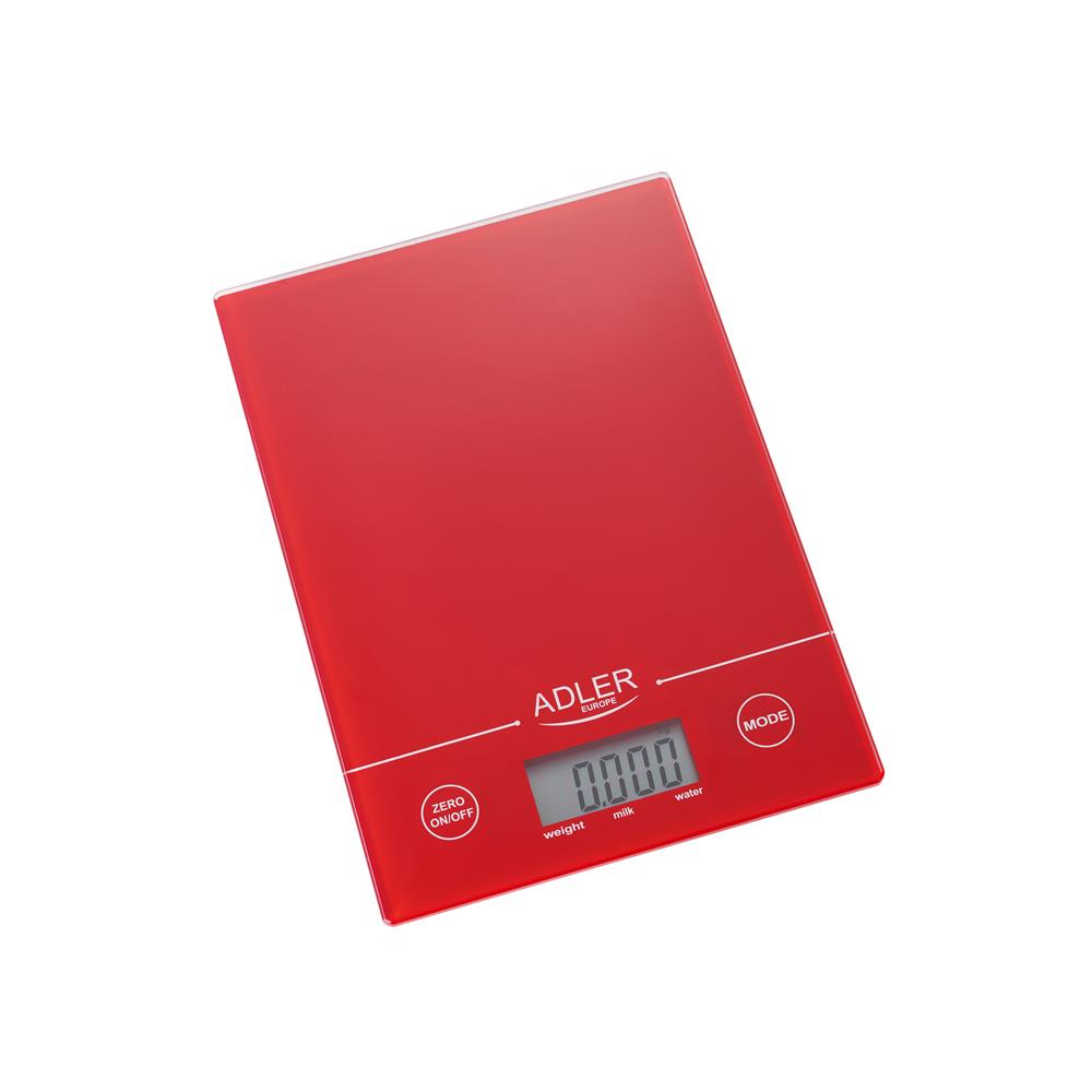 Adler AD 3138 r digitale Küchenwaage Rot max. 5 kg
