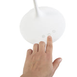 GENIE LED Schreibtischlampe TL32, flexibler Arm, weiß