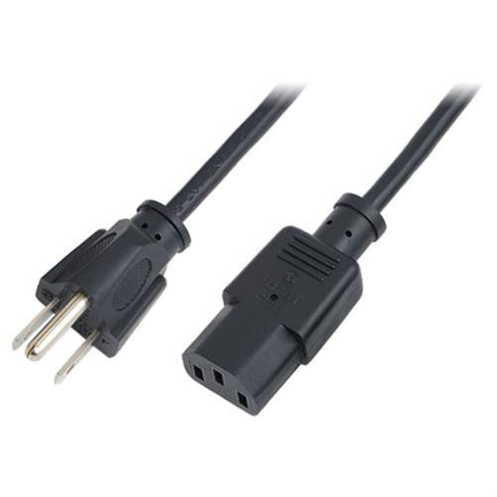 LogiLink Netzkabel US-Stecker NEMA 5-15P auf Kaltgerätebuchse IEC C13 1,8m