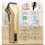 Camry CR 2835 Premium Metallic Haarschneidemaschine gold Trimmer Bartschneider mit LCD