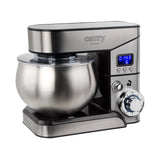 Camry CR 4223 Planeten Küchenmaschine 2000 Watt 5 L Silber LCD Edelstahl Mischsystem Küchengerät