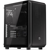 ENDORFY Arx 500 Core, PC-Gehäuse, schwarz, mit 2x140-mm-Lüfter, Seitenwand aus gehärtetem Glas