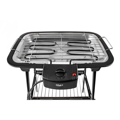 Adler AD 6602 Elektrogrill mit abnehmbarer Heizplatte, 2in1 Standgrill und Tischgrill