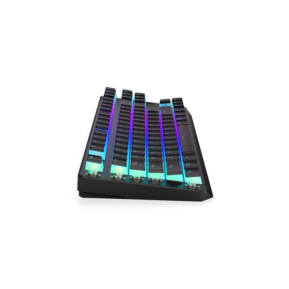 ENDORFY EY5A119 - Keyboards (US) Thock Wireless TKL Pud Kailh RD, Tastatur, Schwarz, Beleuchtet, kabellos, ENG-Layout