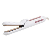 Adler AD 2326 Professioneller Haarglätter weiß/rosa – 2-in-1 Stylinggerät