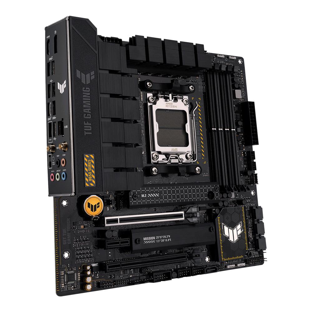 ASUS TUF GAMING B650M-PLUS WIFI Mainboard Sockel AMD AM5 Ryzen 7000 micro-ATX PCIe 5.0 DDR5