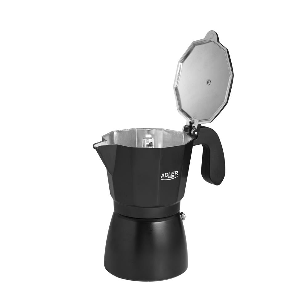 Adler AD 4421 Espresso-Kaffeemaschine - 320ml Espressokocher, Schwarz