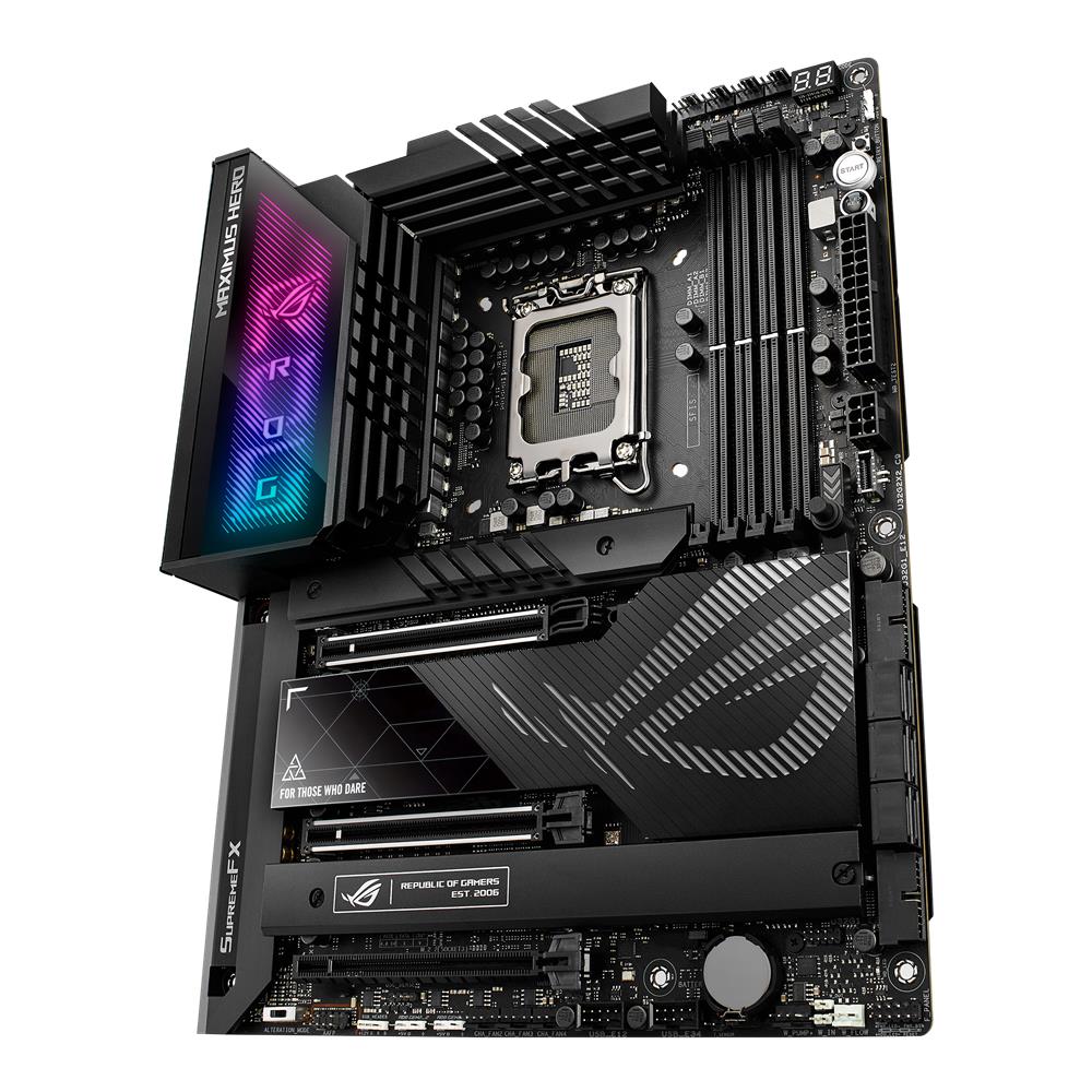 ASUS ROG Maximus Z790 Hero Gaming Mainboard Sockel Intel LGA1700 (ATX, DDR5, M.2, PCIe 5.0, WiFi 6E)