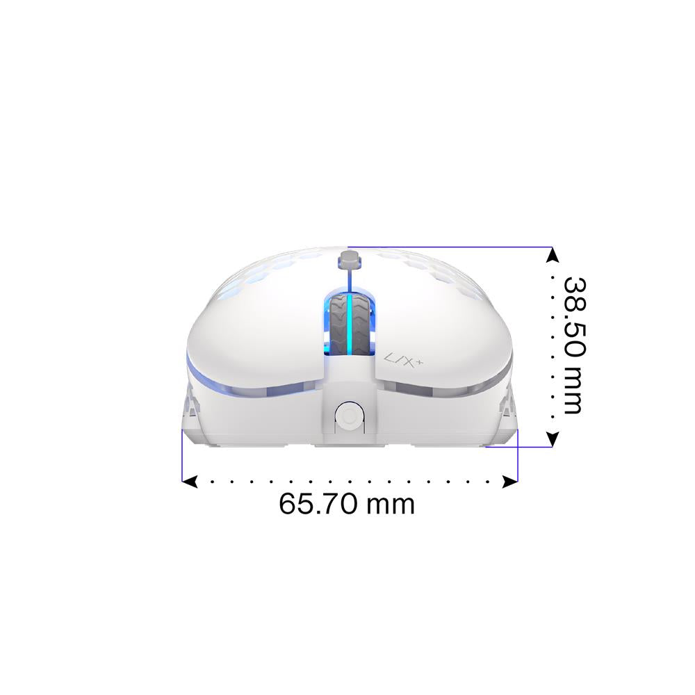 ENDORFY LIX Plus, Ultraleichte Gaming-Maus (59 g), 19000 DPI, Weiß | EY6A003