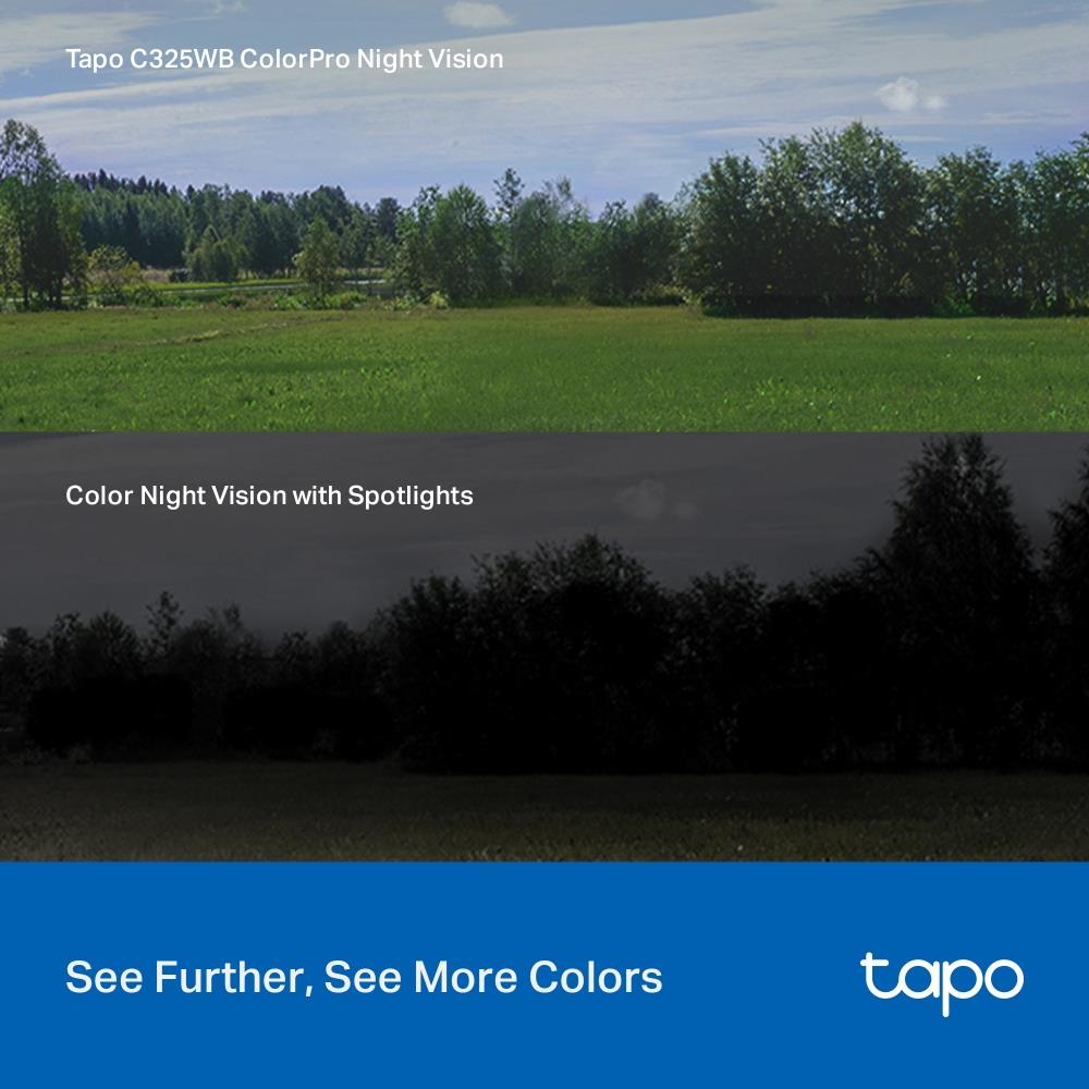TP-Link Tapo C325WB – 2K QHD Außenkamera mit ColorPro™-Technologie & IP66-Schutz
