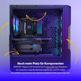 ENDORFY Regnum 400 ARGB, ATX PC-Gehäuse, inkl. 4x 120mm ARGB PWM-Lüfter, Seitenteil aus gehärtetem Glas | EY2A009
