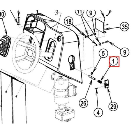 Nilfisk Original 56304531 Spring Compression Druckfeder