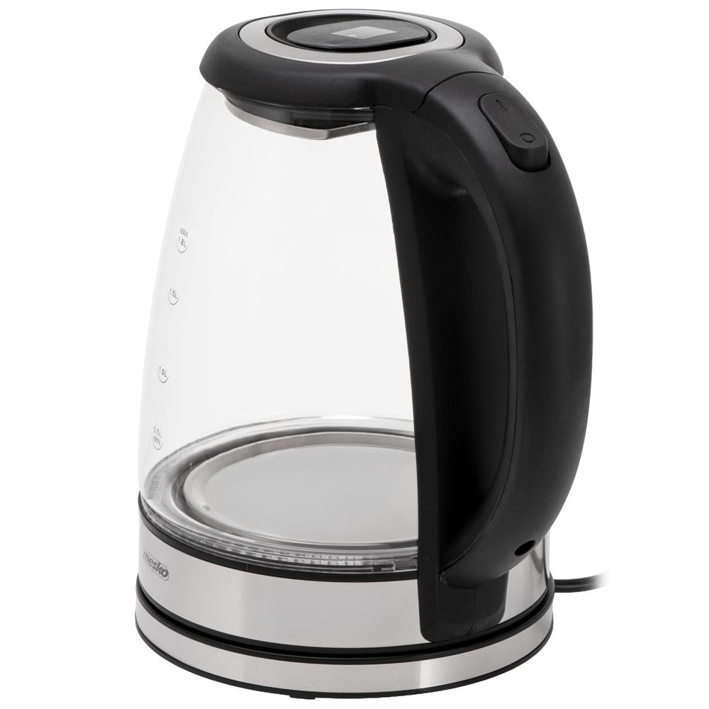 Mesko MS 1307 Wasserkocher Glas 1,8 L mit LED-Beleuchtung und Überkochschutz