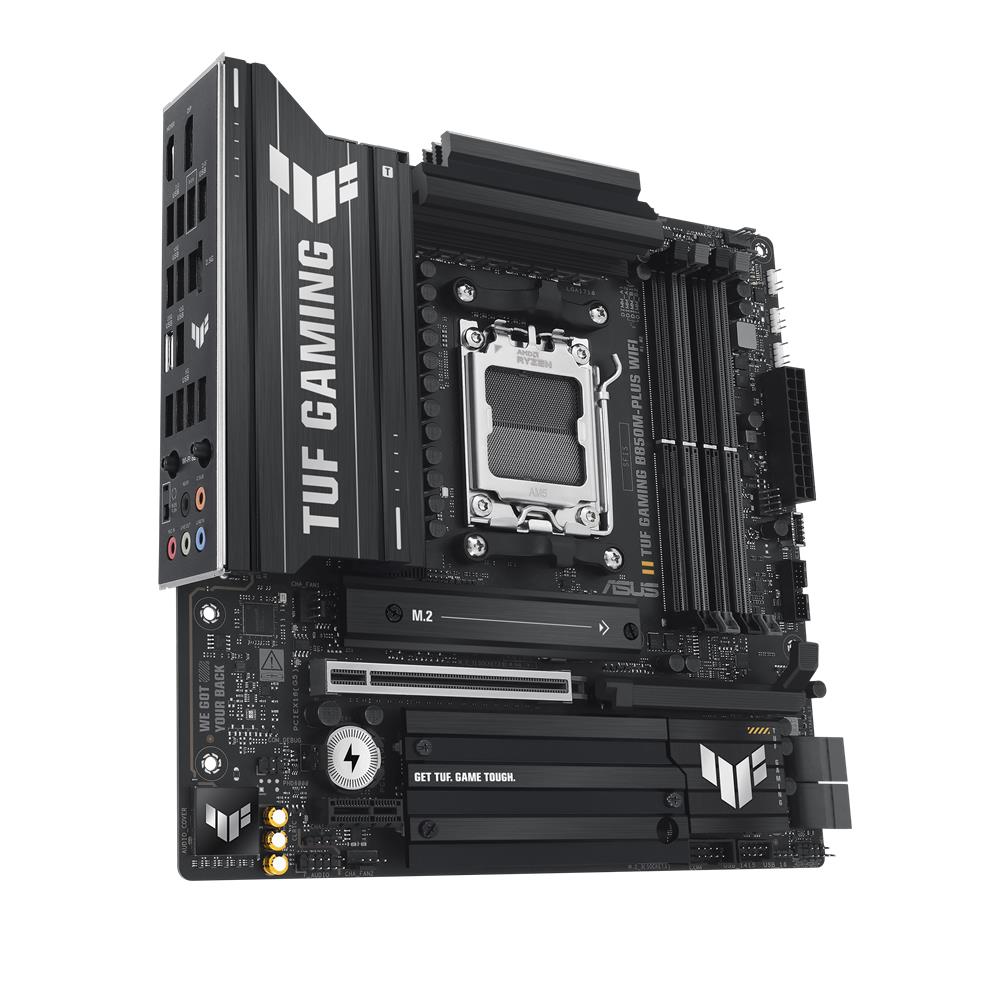 ASUS TUF Gaming B850M-PLUS WIFI Mainboard AM5 mATX DDR5 PCIe 5.0 WiFi 6E