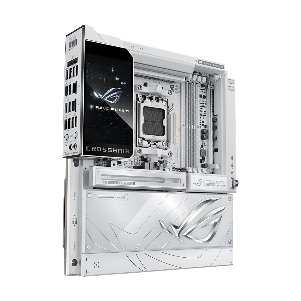 ASUS ROG CROSSHAIR X870E GLACIAL Mainboard AM5 E-ATX DDR5 PCIe 5.0 WiFi 7